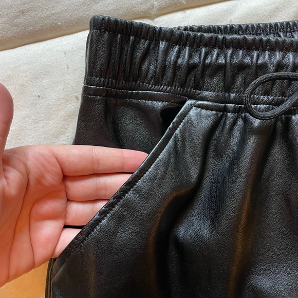 NWT Steve Madden - BB Dakota Faux Leather Jogger, Size Small - Picture 6 of 8